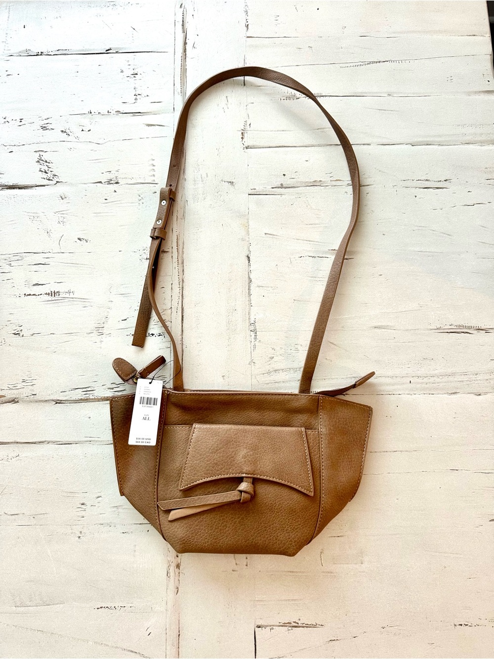 NWT Anthropology Celeste Women's Crossbody Bag in Taupe